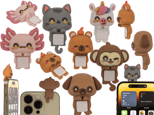 Phone Figurine Stickers, Smart Friends - Kawaii,