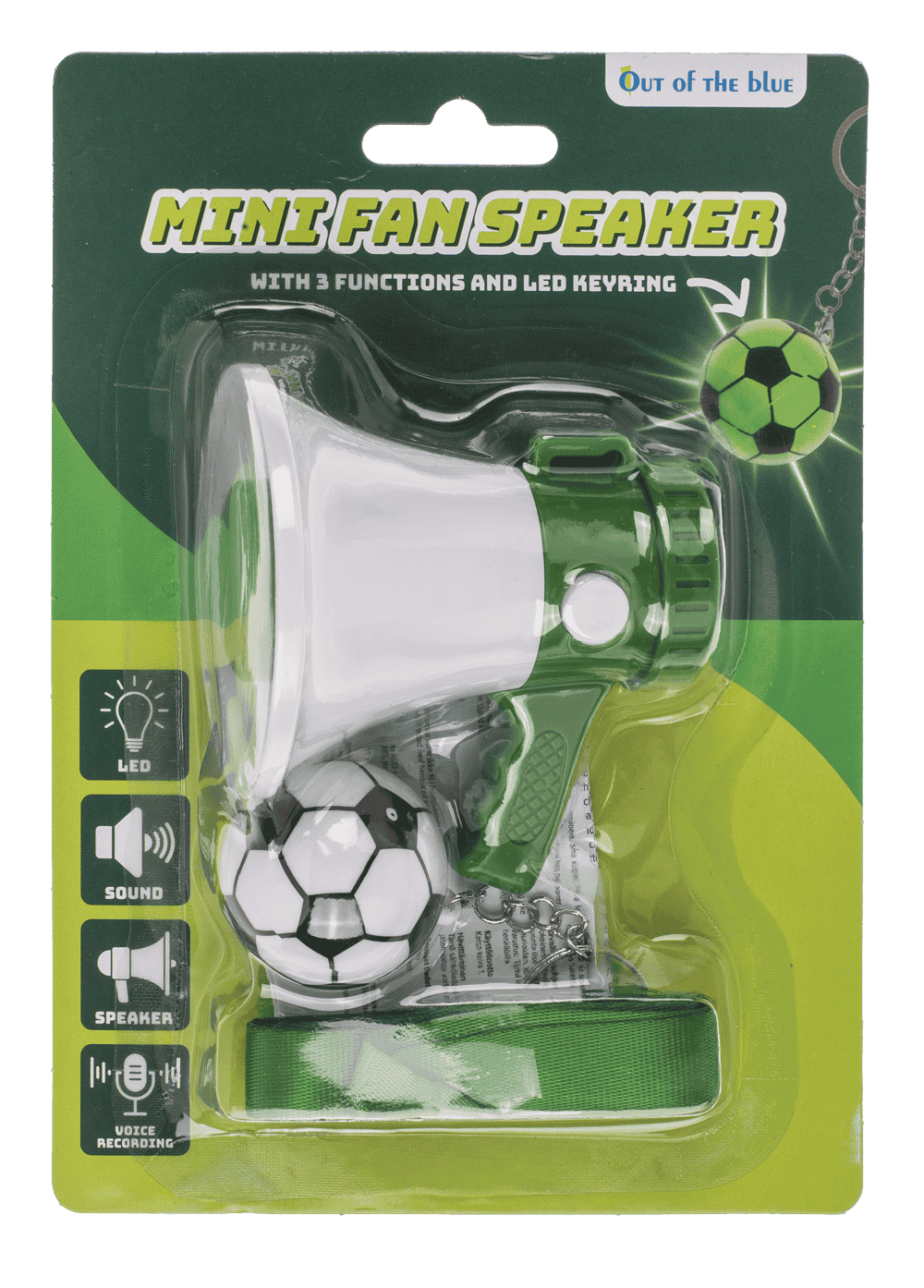Mini fan speaker with 2 functions