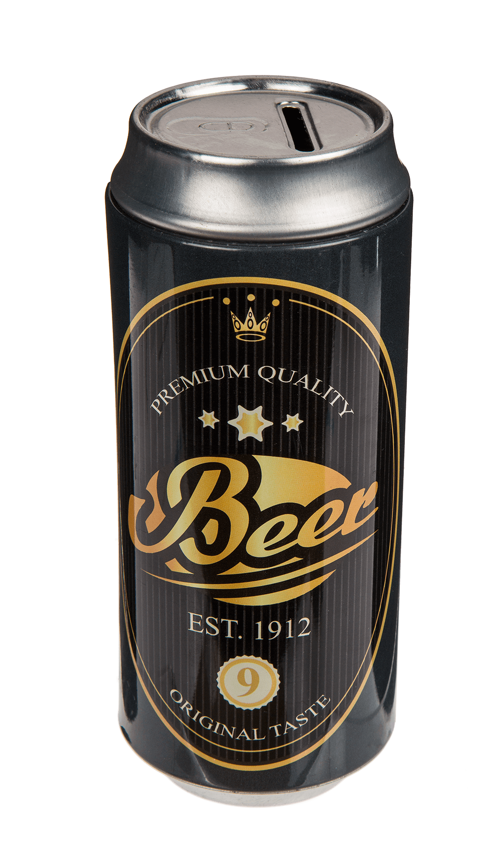 Tin Metal Money Bank, Beer Can,