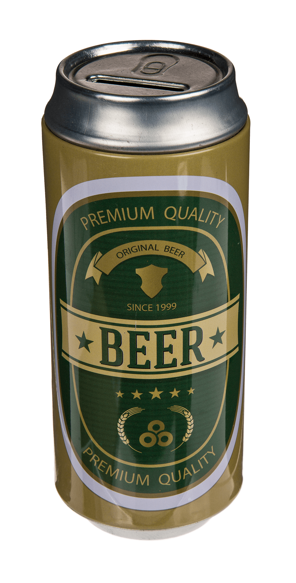 Tin Metal Money Bank, Beer Can,