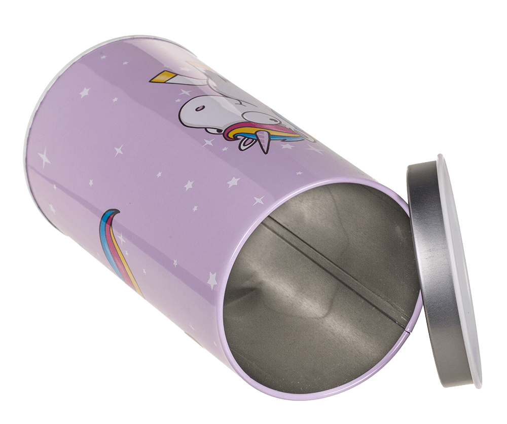 Tin Metal Money Bank, Comic Unicorn,