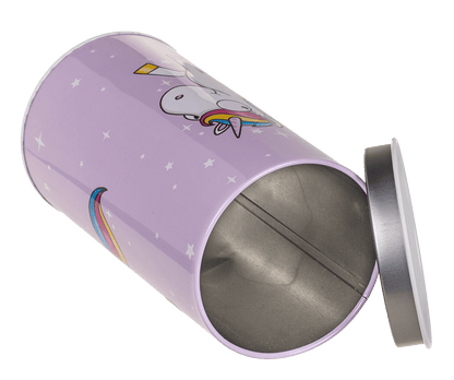 Tin Metal Money Bank, Comic Unicorn,