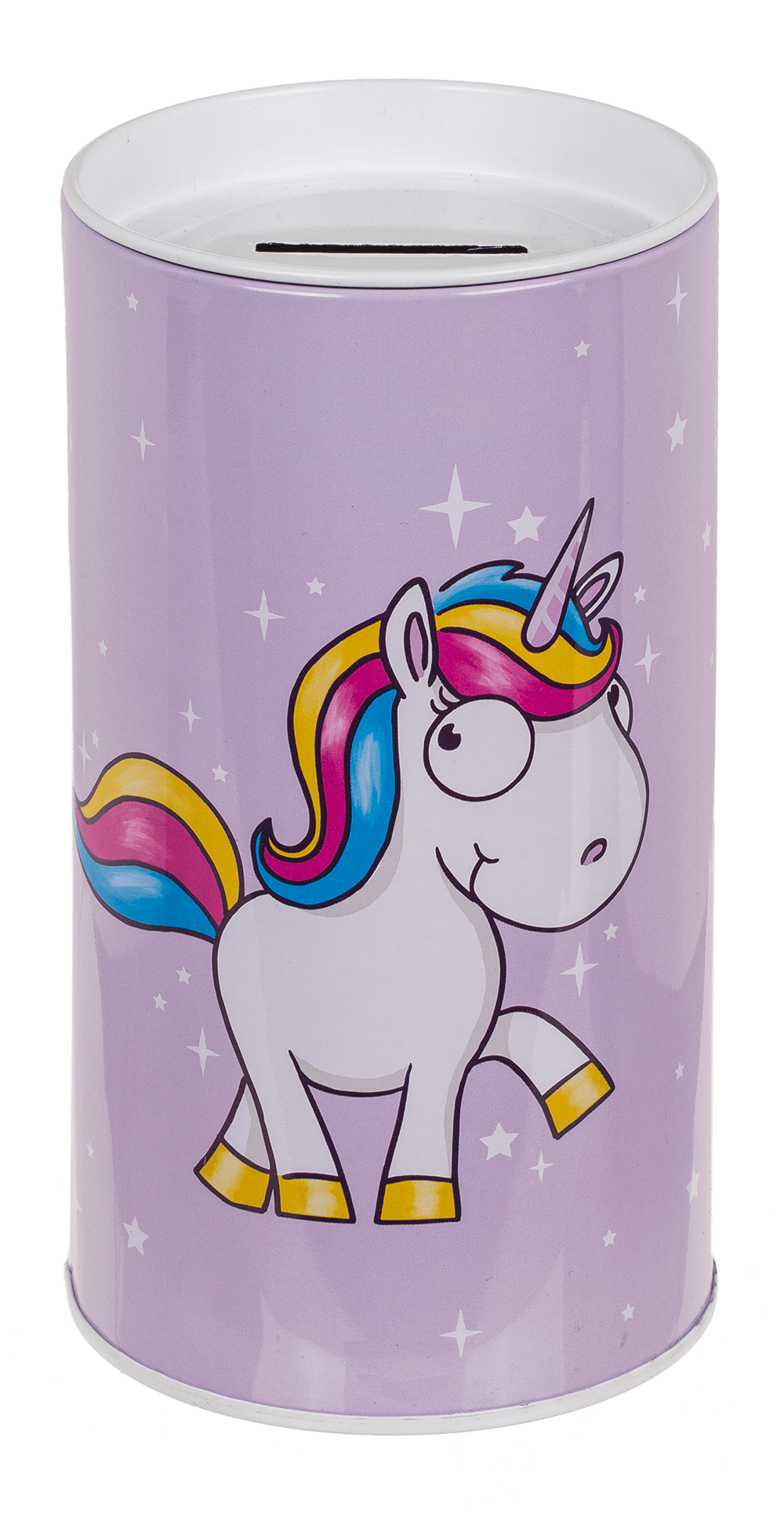 Tin Metal Money Bank, Comic Unicorn,