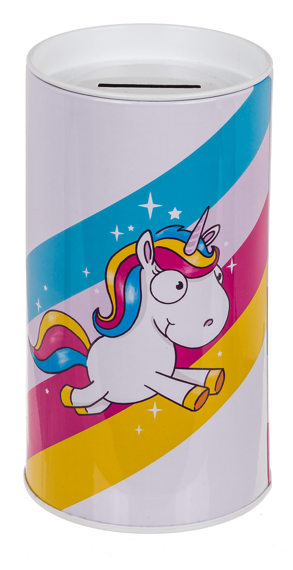 Tin Metal Money Bank, Comic Unicorn,