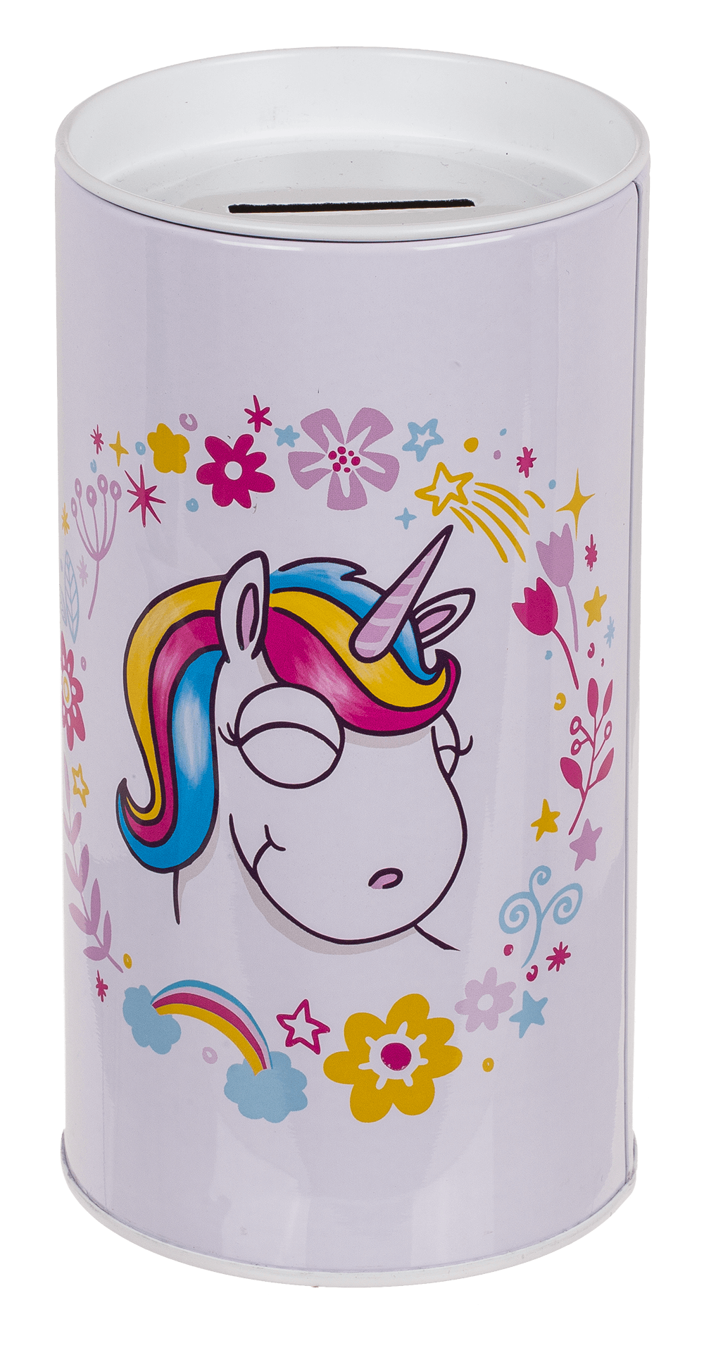 Tin Metal Money Bank, Comic Unicorn,