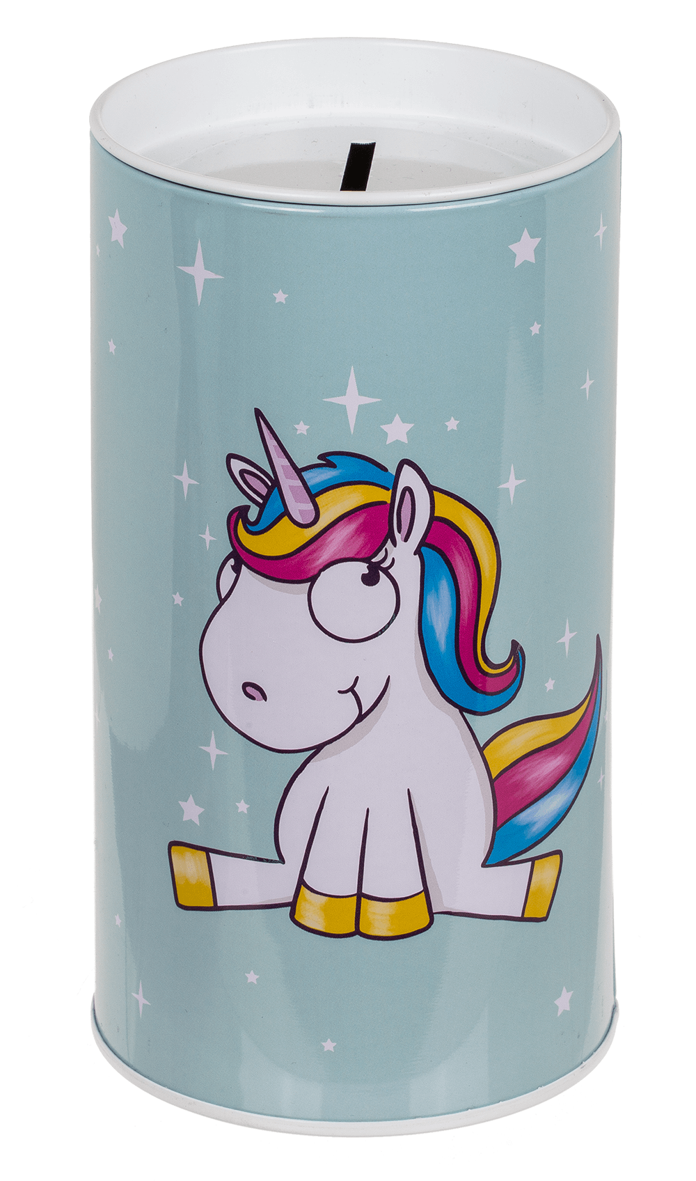 Tin Metal Money Bank, Comic Unicorn,