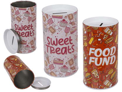 Tin Metal Money Bank, Fast Food,