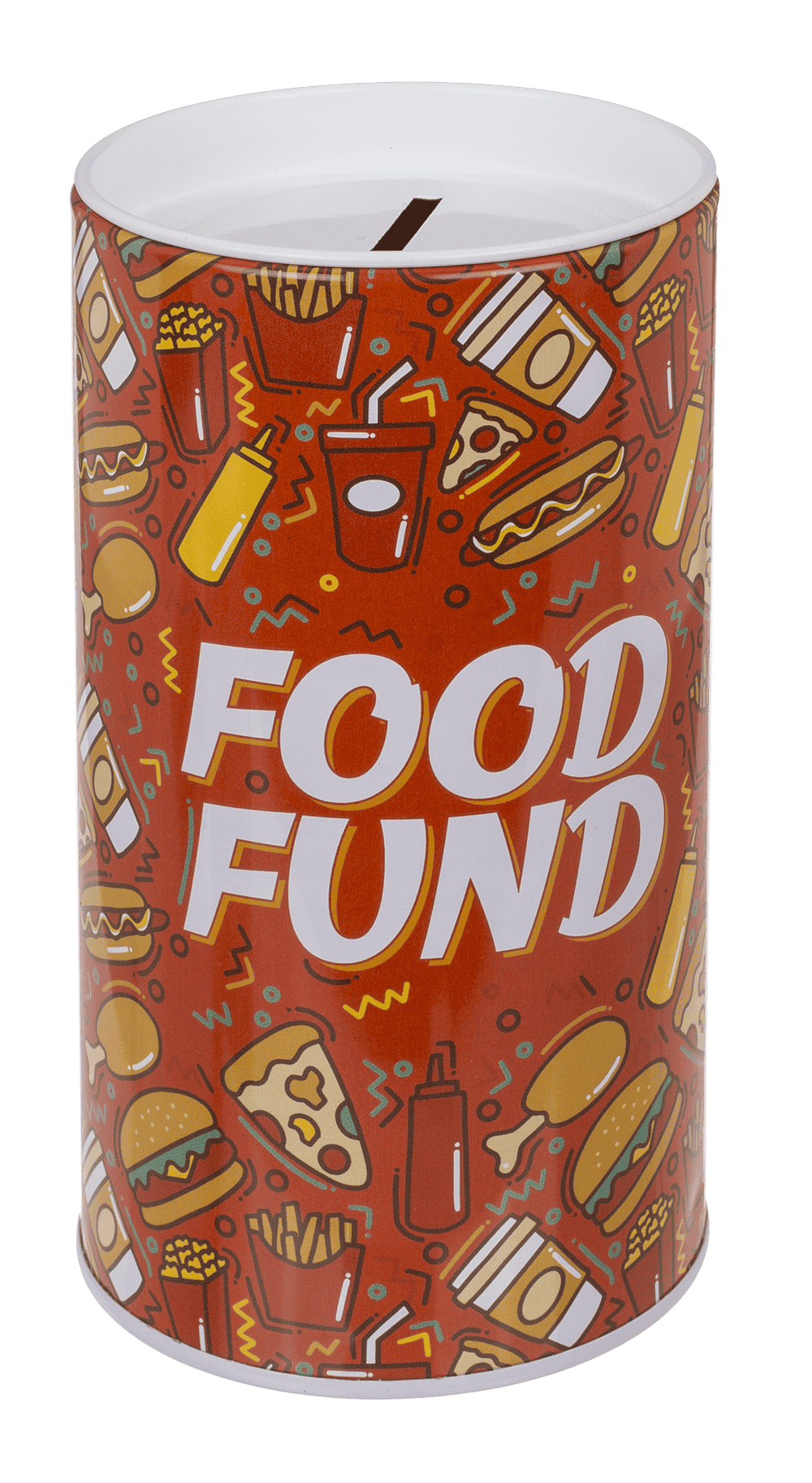 Tin Metal Money Bank, Fast Food,