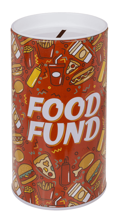 Tin Metal Money Bank, Fast Food,