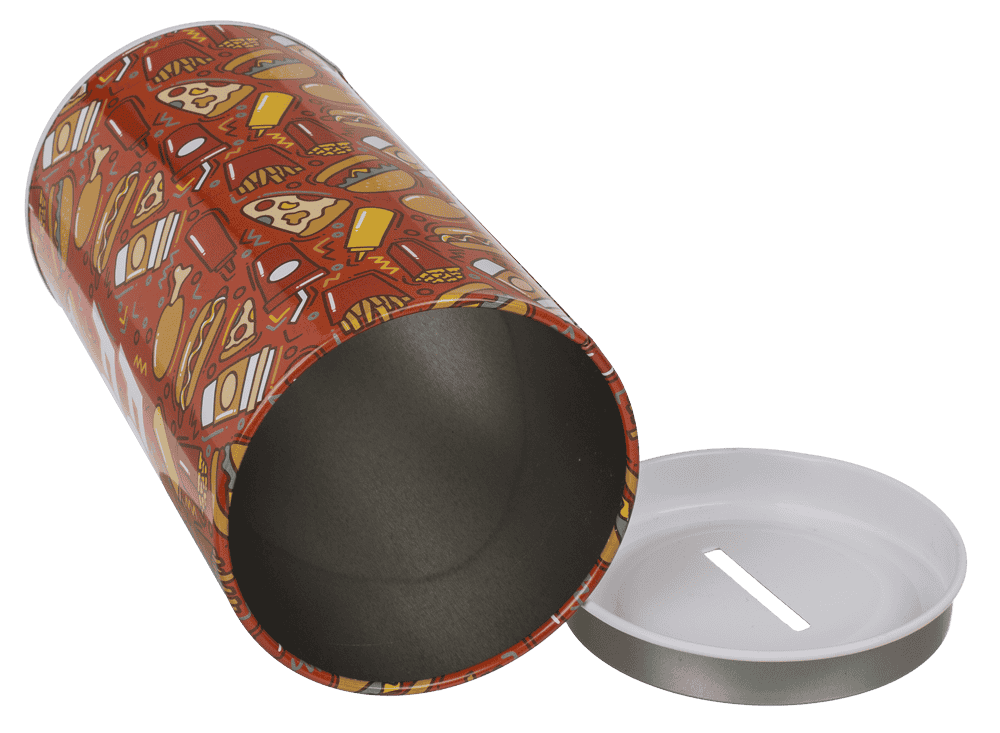 Tin Metal Money Bank, Fast Food,