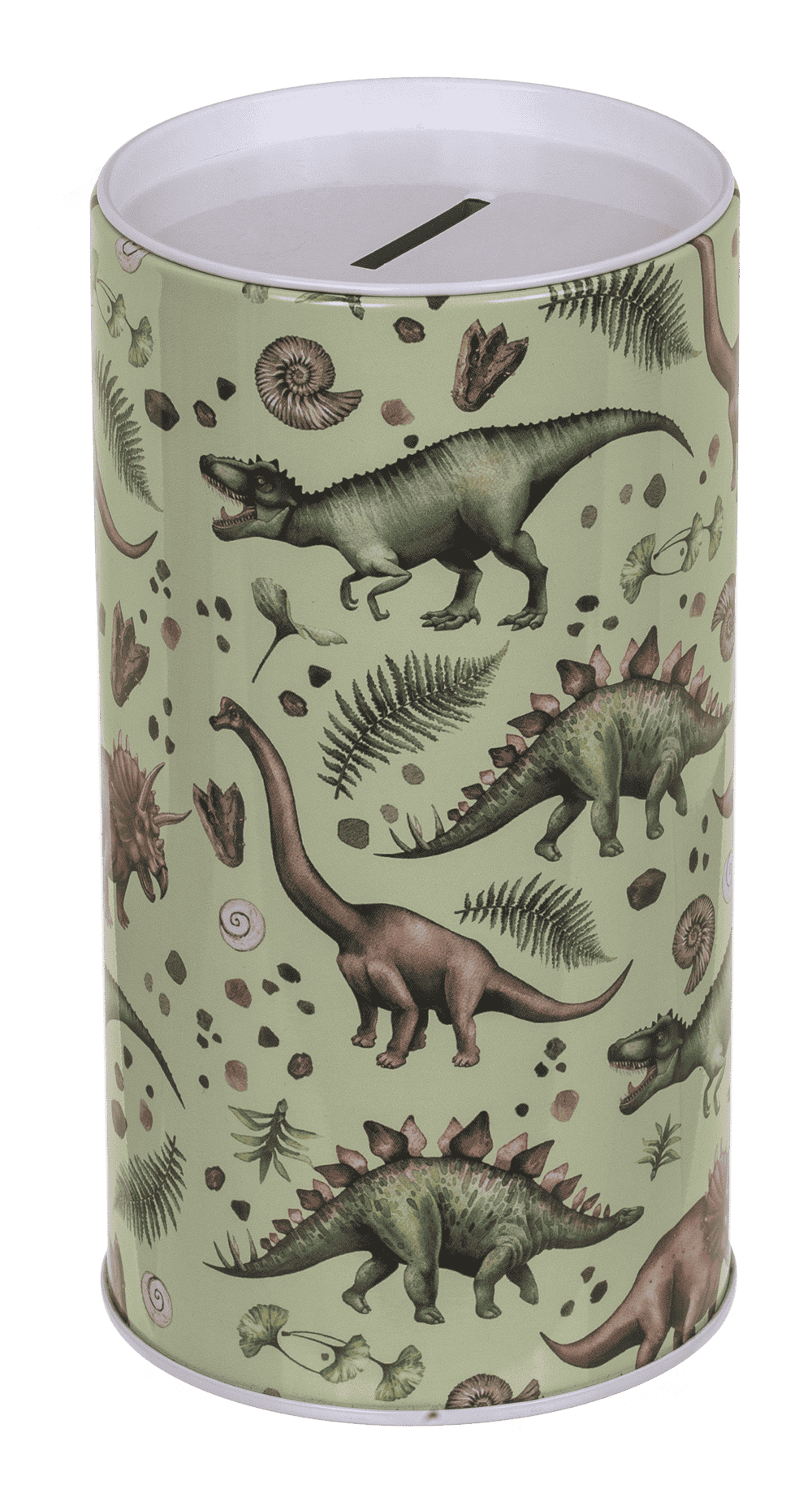 Metal money bank with sound, Dinosaur,