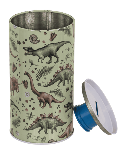 Metal money bank with sound, Dinosaur,
