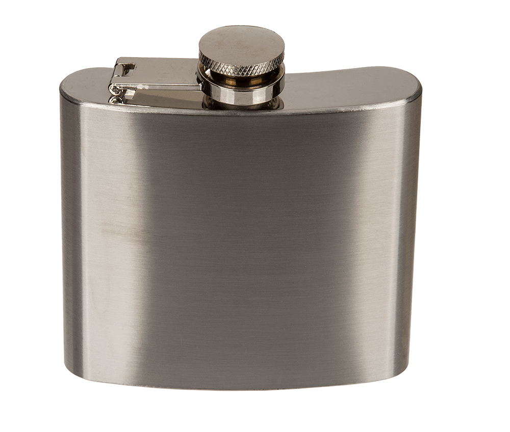 Metal flask for ca. 140 ml,