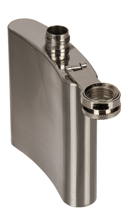 Metal flask for ca. 140 ml,