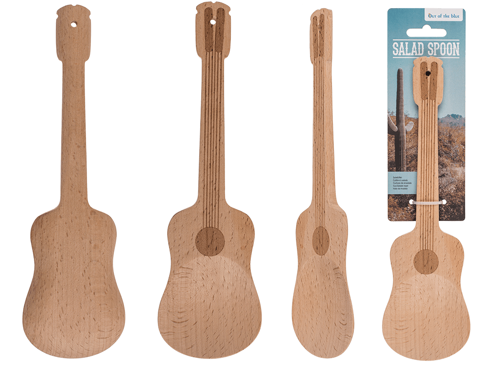 Wooden Salad Spoon, Guitar,