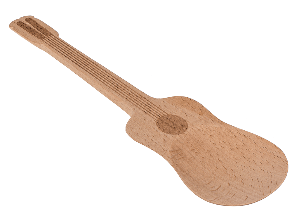 Wooden Salad Spoon, Guitar,