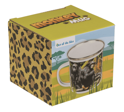 Aluminium/Enamel Mug, Wildlife, 8 x 8 cm,