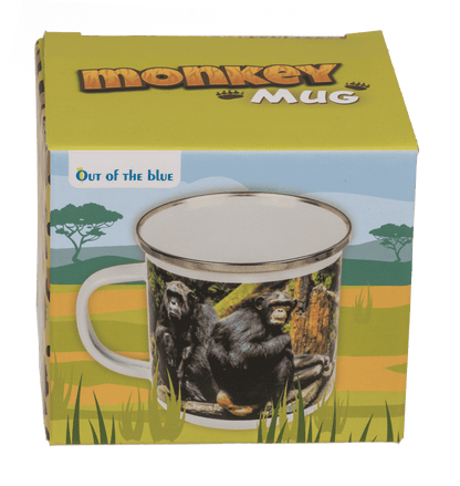 Aluminium/Enamel Mug, Wildlife, 8 x 8 cm,