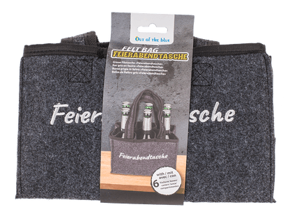 Felt Bottle Bag with 6 compartments,
