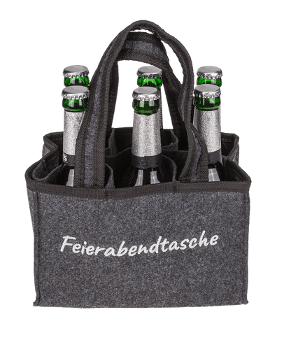 Felt Bottle Bag with 6 compartments,
