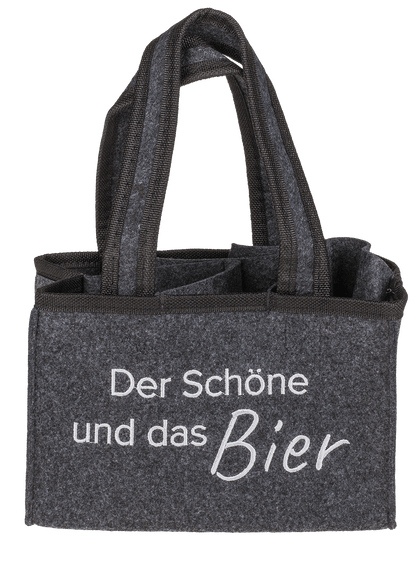 Felt Bottle Bag with 6 compartments,