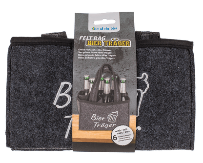 Felt Bottle Bag with 6 compartments,