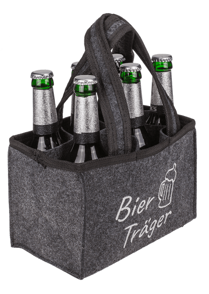 Felt Bottle Bag with 6 compartments,