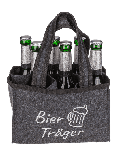 Felt Bottle Bag with 6 compartments,