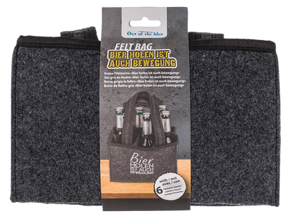 Felt Bottle Bag with 6 compartments,