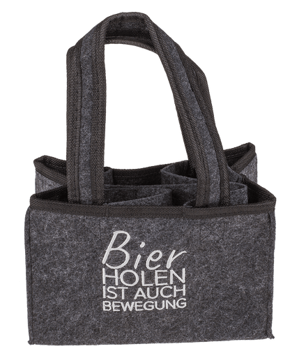 Felt Bottle Bag with 6 compartments,