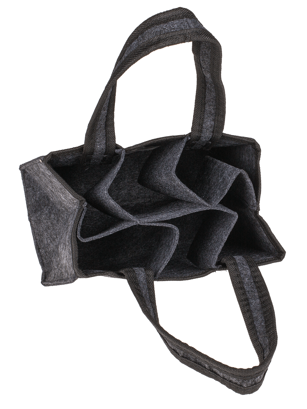 Felt Bottle Bag with 6 compartments,