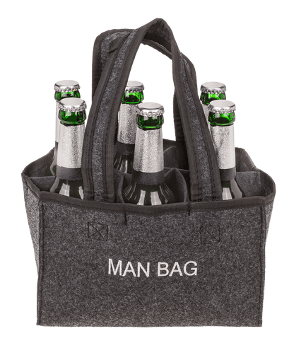 Felt Bottle Bag with 6 compartments,