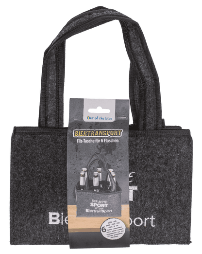 Bolsa de fieltro para botellas con 6