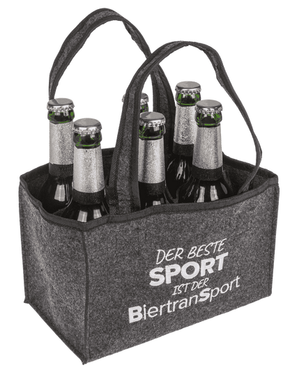 Bolsa de fieltro para botellas con 6