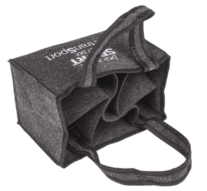 Bolsa de fieltro para botellas con 6