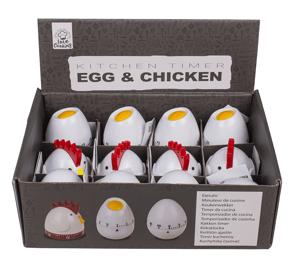Plastic timer, Egg & Chicken,