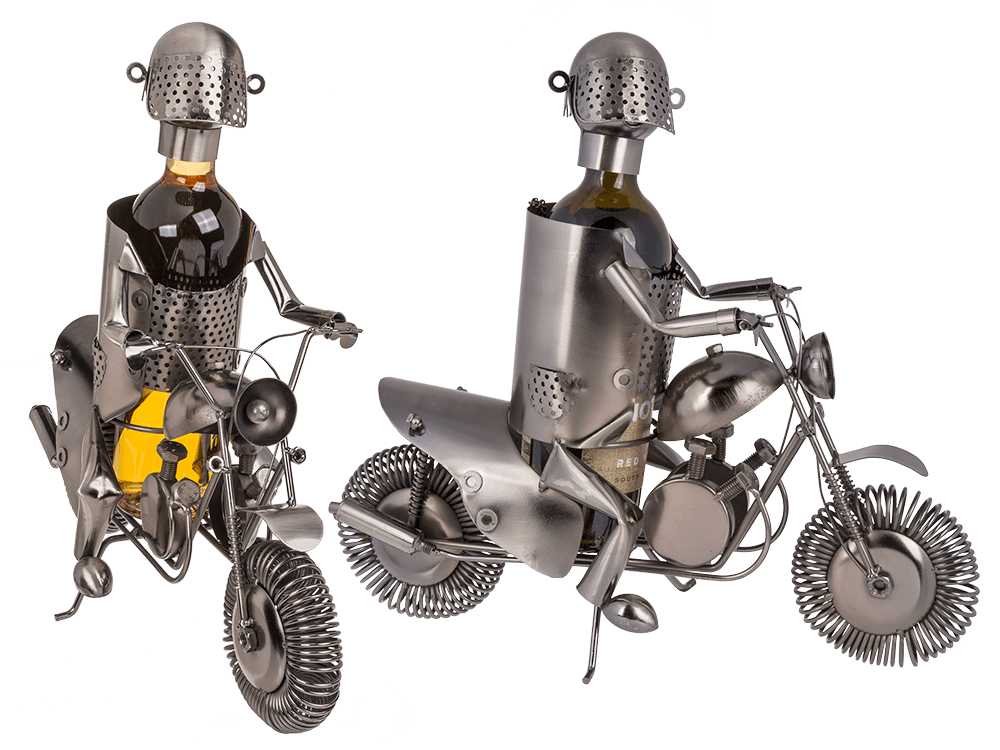Metal bottle holder, Biker II,