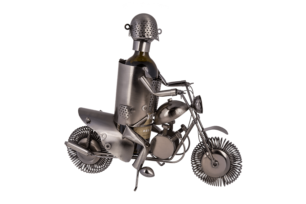 Metal bottle holder, Biker II,