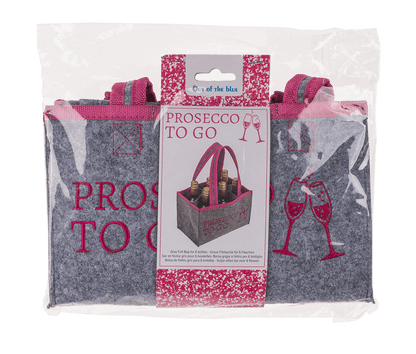 Grey Felt Bag, Prosecco to go,