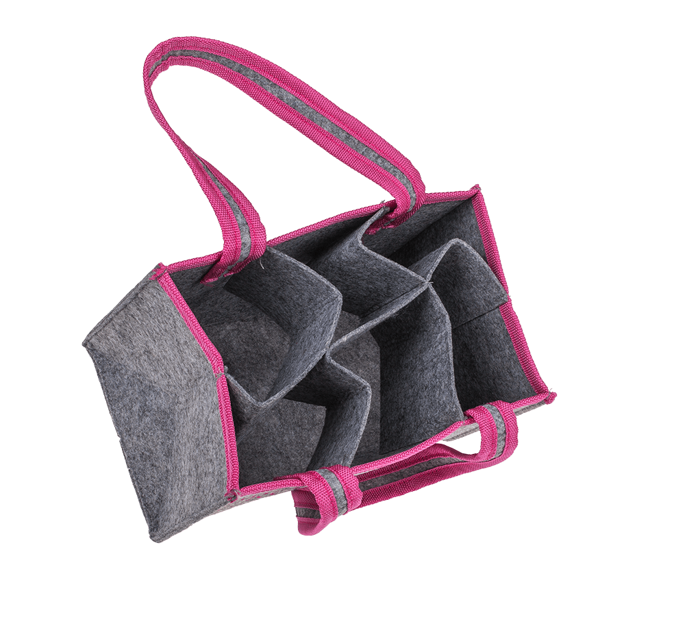 Grey Felt Bag, Prosecco to go,