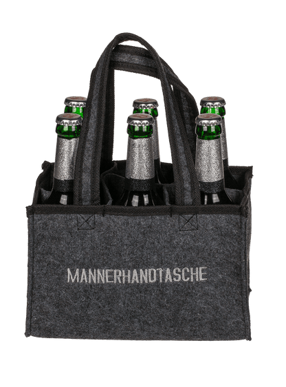 Felt Bottle Bag, Männerhandtasche,