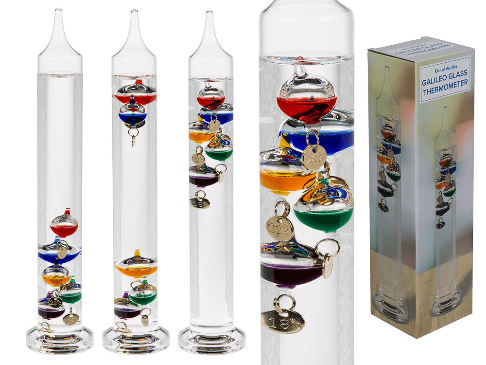 Glass Galileo Thermometer,
