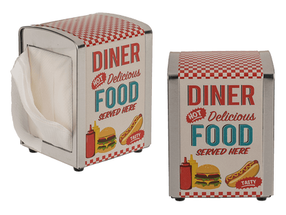 Metal napkin dispenser, Diner,