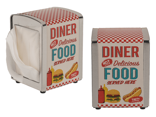 Metal napkin dispenser, Diner,