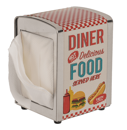 Metal napkin dispenser, Diner,