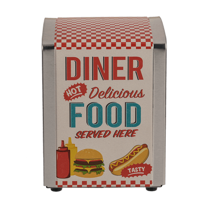 Metal napkin dispenser, Diner,
