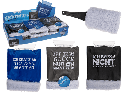 Ice scraper with glove