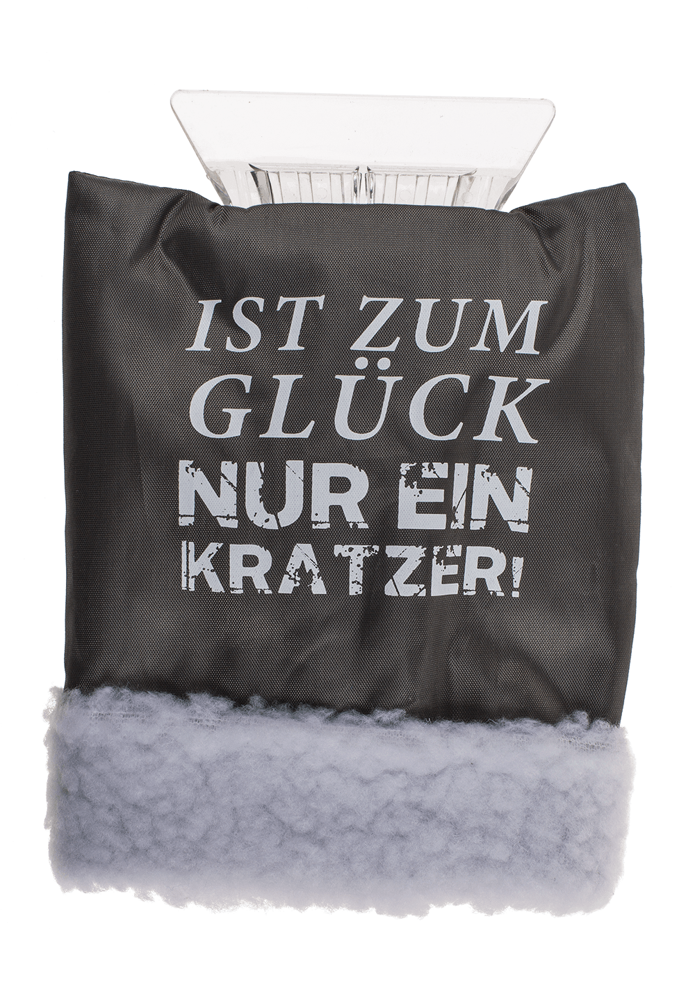 Ice scraper with glove