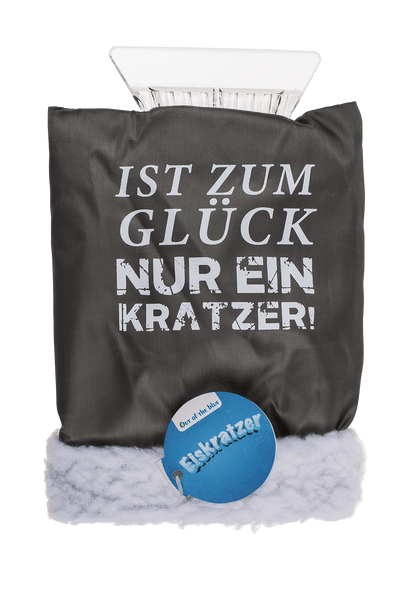 Ice scraper with glove