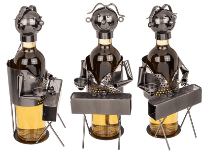 Metal Bottle Holder, BBQ Chef,